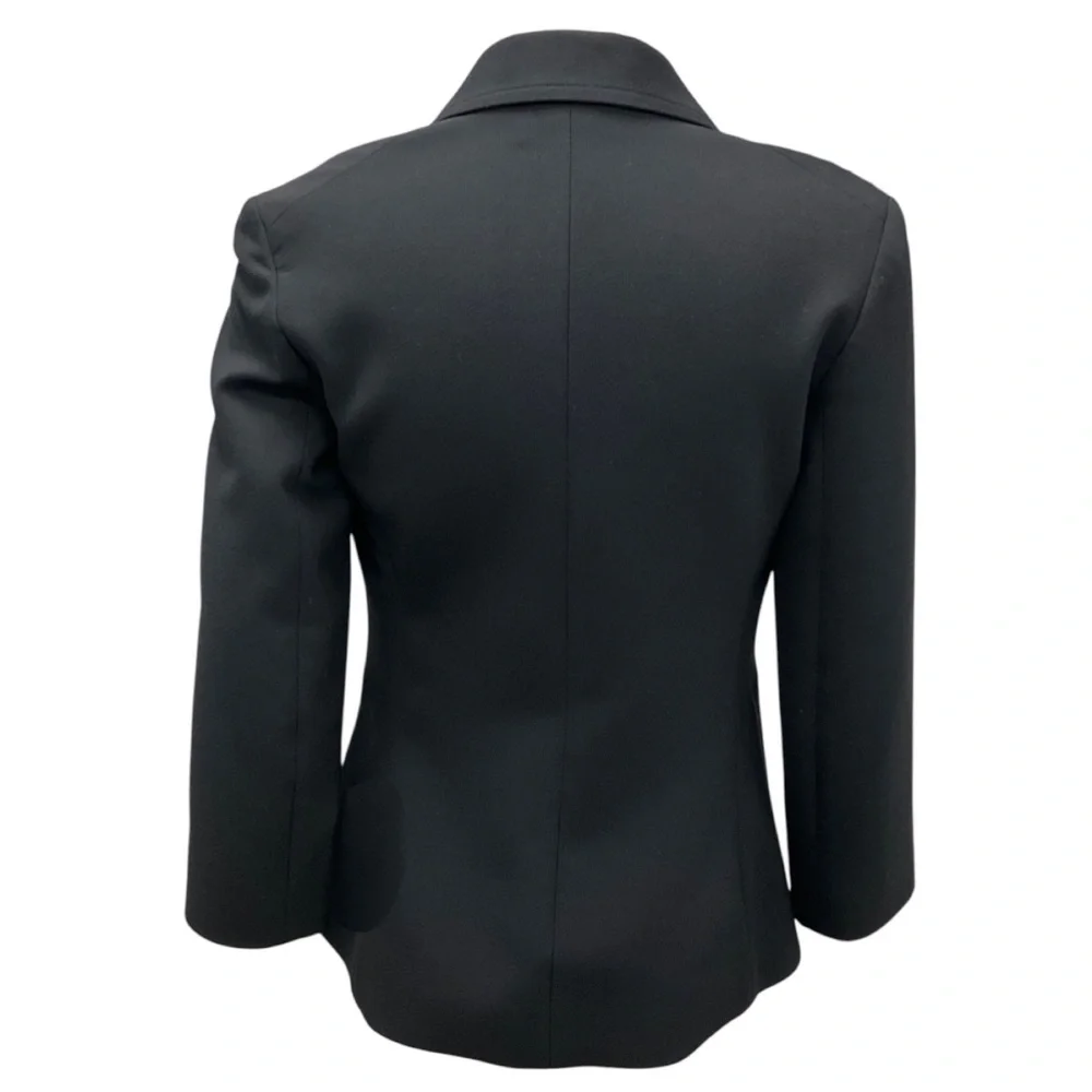 THE ROW BLACK CREPE JACKET - Picture 3 of 4